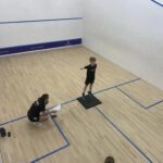 Squash game practice